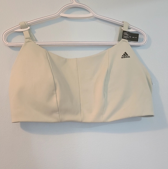 Adidas Aqua Padded Jersey Support Bra - Mint Green , Size 2X (A-C Cup) - Picture 4 of 11